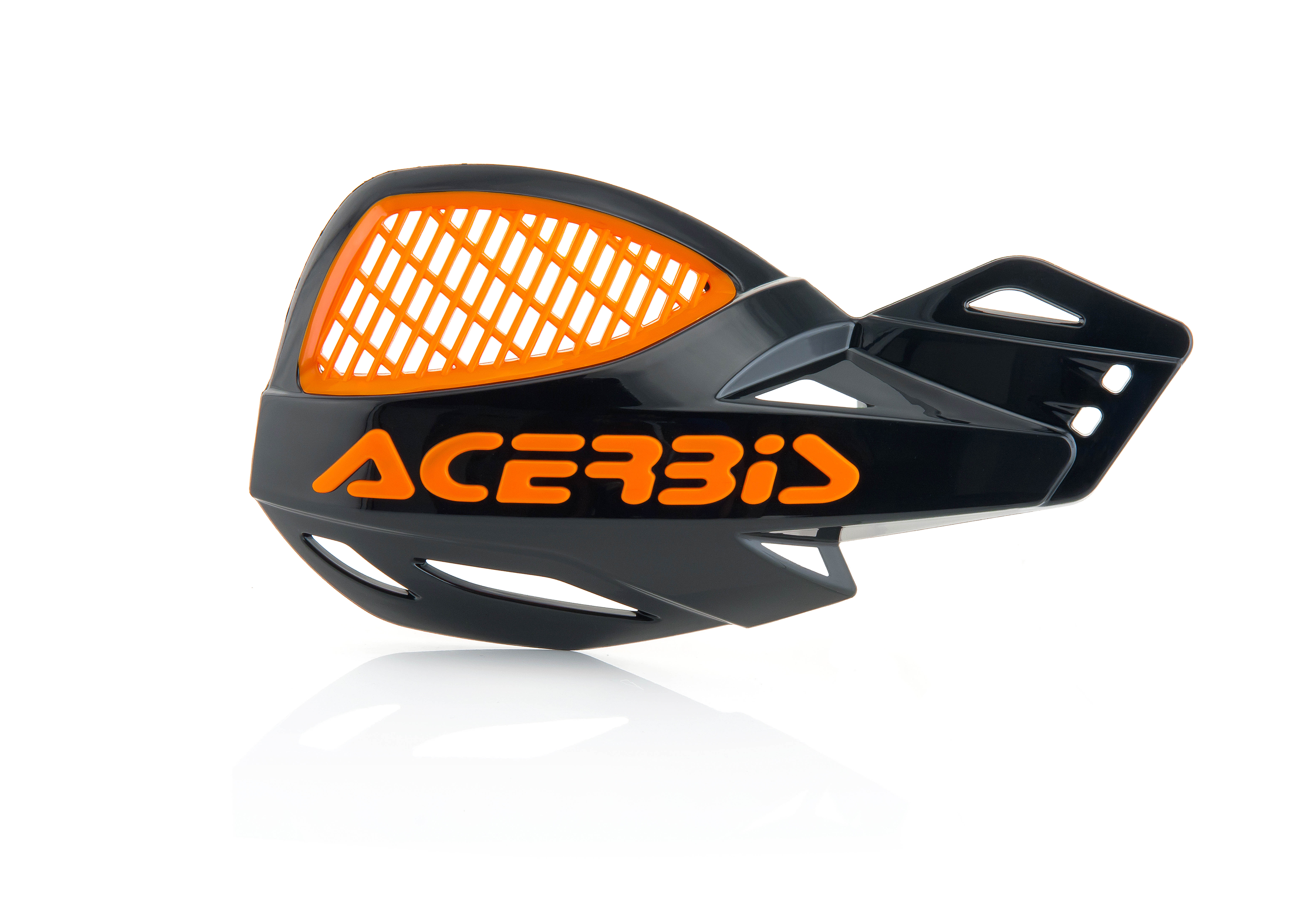 Acerbis Uniko MX Offroad Vented Handguards Orange/Black 2072670036