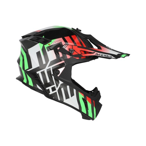 セキュリティ・セーフティ ACERBIS OFF ROAD HELMET STEEL CARBON L ACERBIS HELMET STEEL CARBON 2024 22-06 - BLACK/ORANGE FLUO